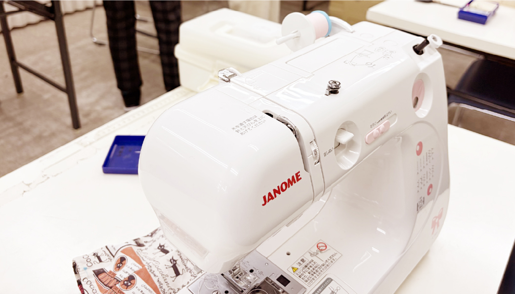 教室で使っているミシン