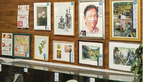 講師作品の展示風景